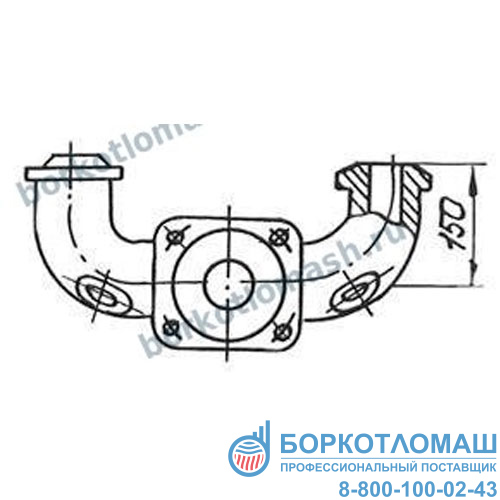 Тройник верхний